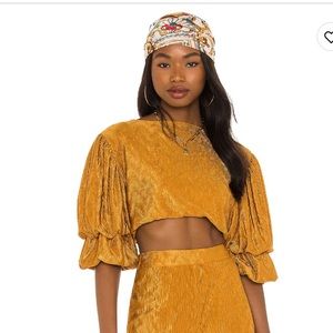 House of Harlow x REVOLVE Sevigny top gold, medium